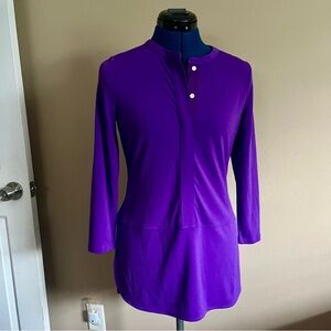 Ralph Lauren Tunic Shirt in gorgeous royal purple